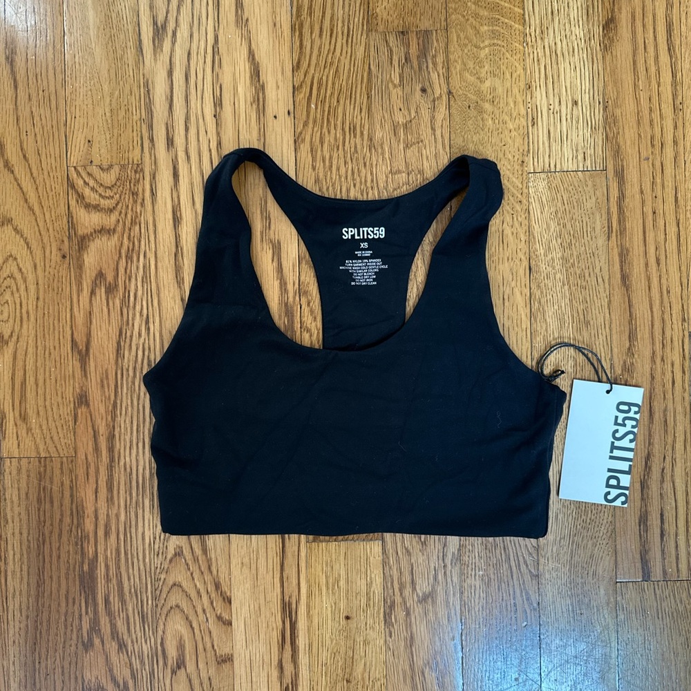 Splits59 Classic Black Sports Bra